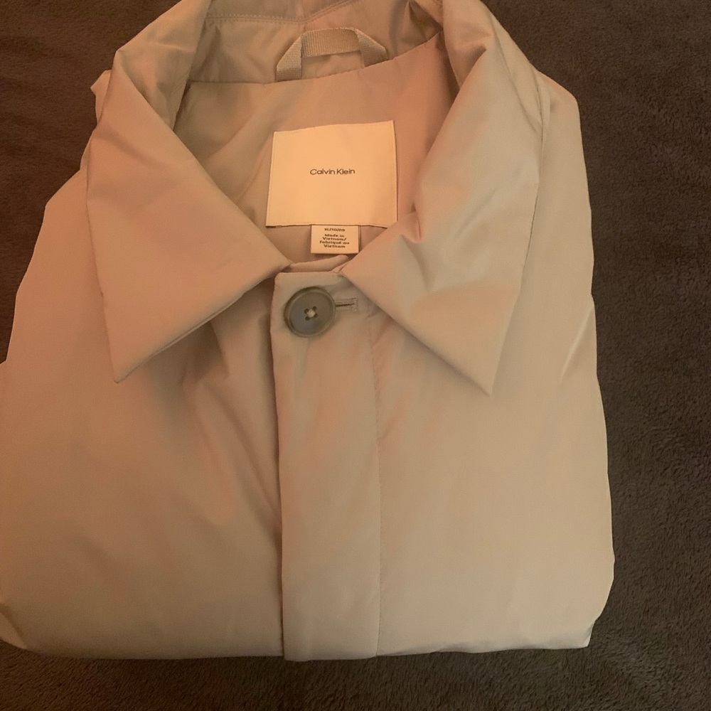 Calvin Klein Rain coat over coat never worn